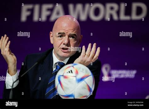 Gianni Infantino Qatar November Hi Res Stock Photography And