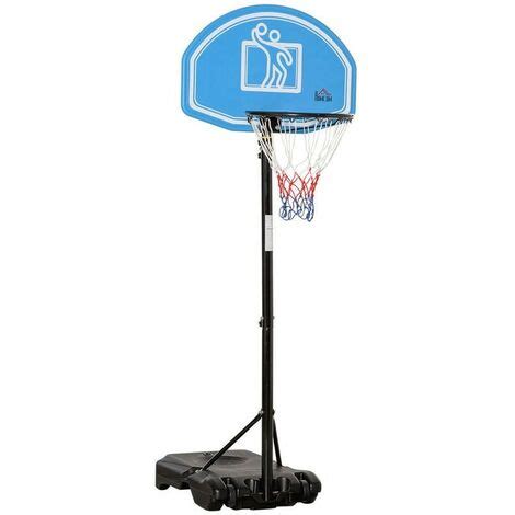 CANESTRO BASKET CON ALTEZZA REGOLABILE 195 245 CM BASE CON RUOTE E