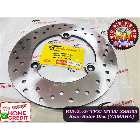 R15v3 MT 15 XSR155 R3 Rear Rotor Disc 4mm Steel Made Shopee