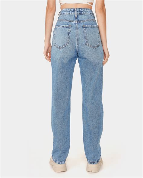 Riachuelo Cal A Jeans Feminina Reta Estonada Denim Claro Pool By