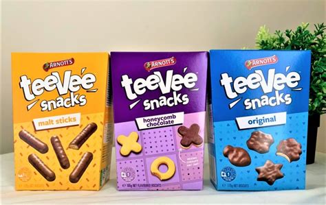 Arnott's TeeVee Snacks Original or Malt Sticks or Honeycomb Chocolate ...