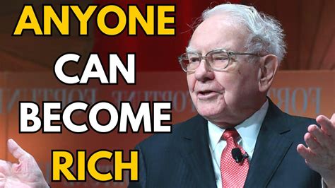 Warren Buffetts Advice For People Who Want To Get Rich Youtube