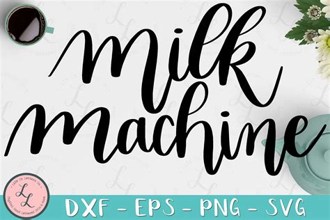 Milk Machine Breastfeeding Cut File Svg Png Eps Dxf