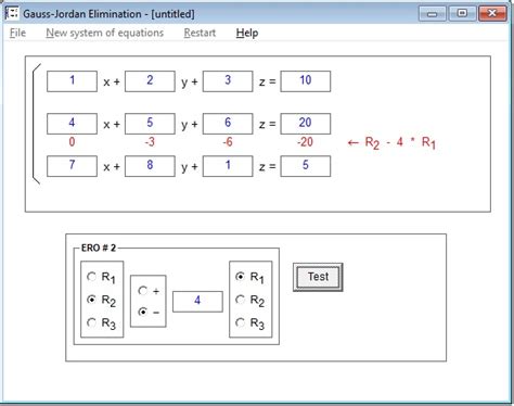 Solve The Following System Of Equations Using Gaussian Elimination Or