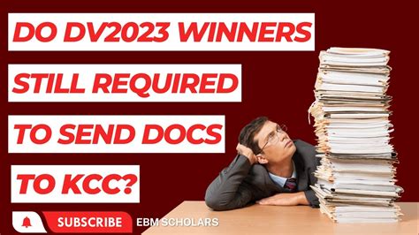 Do Dv2023 Winners Still Required To Send Documents To Kcc Before