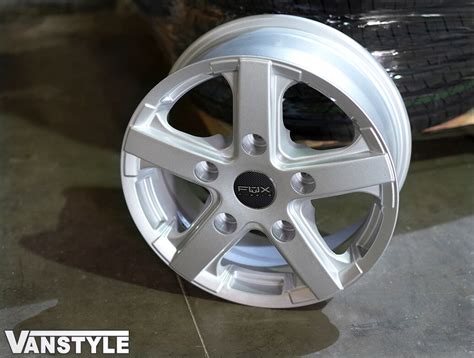 Fox Viper Alloy Wheels Inch Brite Metal Set X Ford Transit Vanstyle