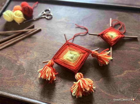 How To Weave A Tsikuri Ojo De Dios Or God S Eye Rhubarb And Wren