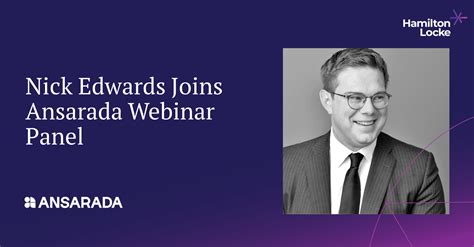 Hamilton Locke Partner Nick Edwards Joins Ansarada Webinar Panel