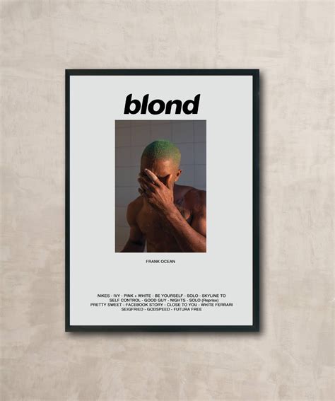 Frank Ocean Blonde Album Cover Font Binarytop