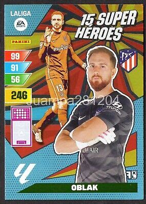 JAN OBLAK 56 SUPER HEROES 2023 24 CROMO PANINI ADRENALYN XL LA LIGA 23