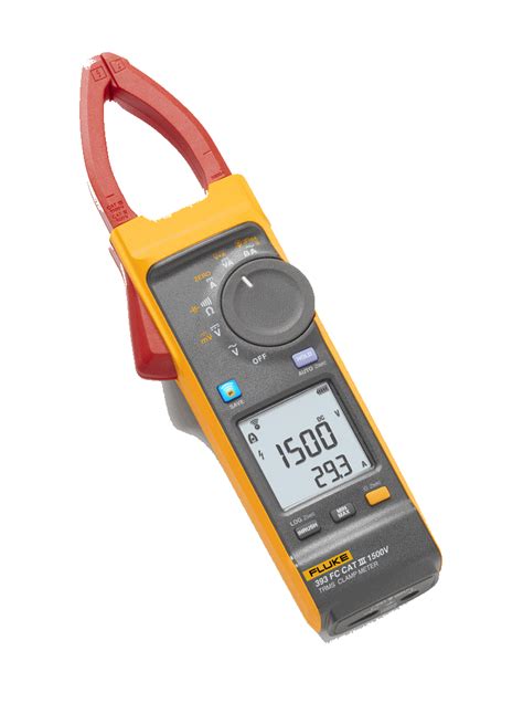 Pinça amperimétrica True RMS CAT III 1500 V Fluke 393 FC Infocontrol