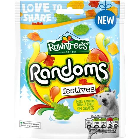 Rowntrees Randoms Festives Christmas Limited Edition 493oz 130g