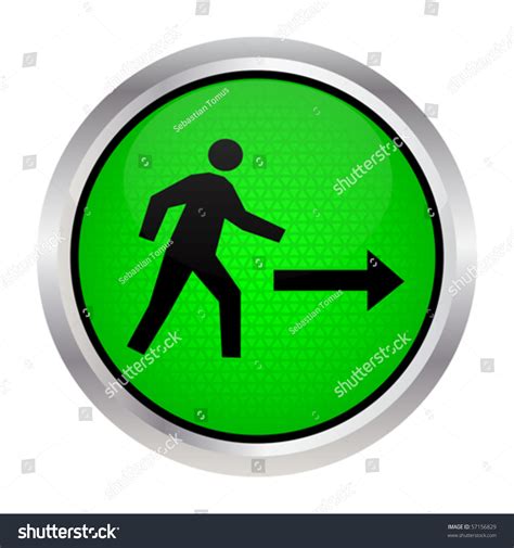 Exit Button Stock Vector 57156829 - Shutterstock