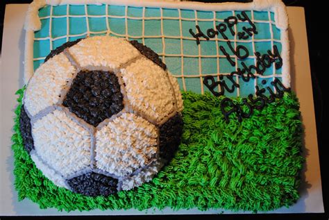 Soccer Birthday Cake — Soccer Futball Soccer Birthday Cakes Soccer