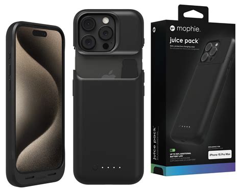 Mophie Juice Pack 3000 Mah Etui Obudowa Z Wbudowanym Powerbankiem Baterią Do Iphone 15 Pro Max