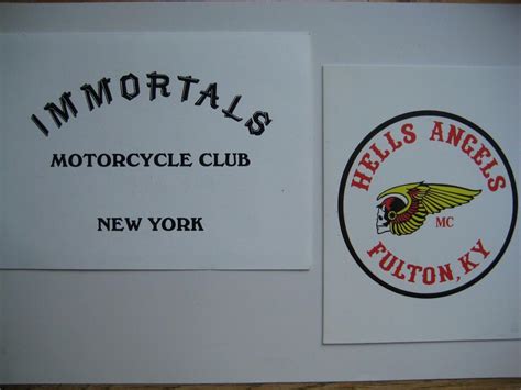 Hells Angels Fulton Kyimmortals New York Motorcycle Club Lot Love