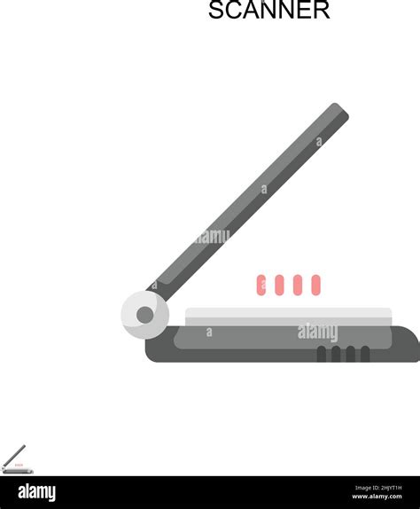 Icono De Vector Sencillo Del Escáner Plantilla De Diseño De Símbolos