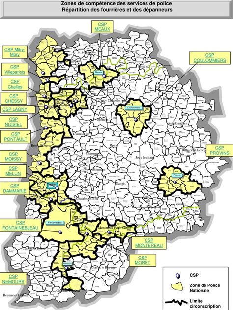 Ppt Zones De Comp Tence Des Services De Police R Partition Des