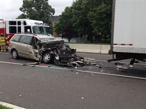 Driver Injured In Crash With Tractor Trailer