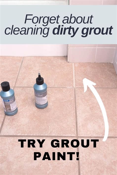 Grout Paint Before And After Easy Tile Transformation The Lived In