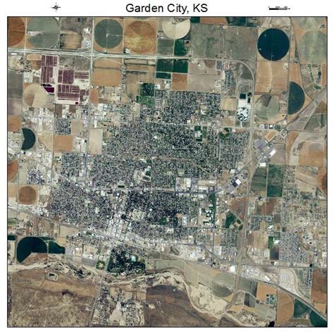 Aerial Photography Map of Garden City, KS Kansas