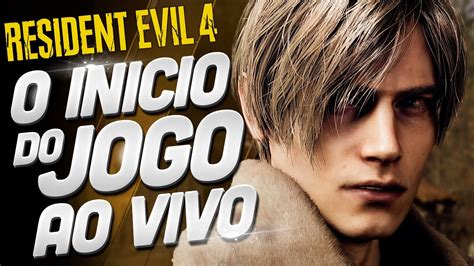 O INICIO DE RESIDENT EVIL 4 REMAKE AO VIVO PARTE 1 PS5 Playthrough