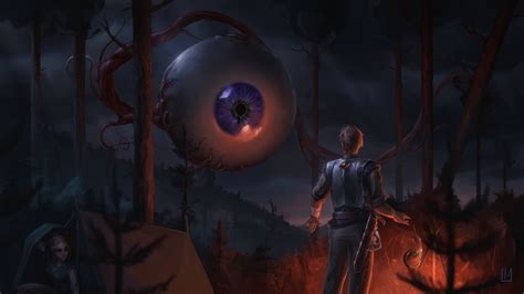 Eye Of Cthulhu Painting R Terraria