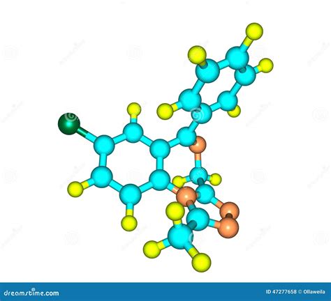 Alprazolam Sedative And Hypnotic Drug Benzodiazepine Class Molecule