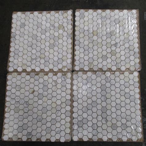 Premium Grade Calacatta Marble Italian Calcutta Gold Honed Inch Hex