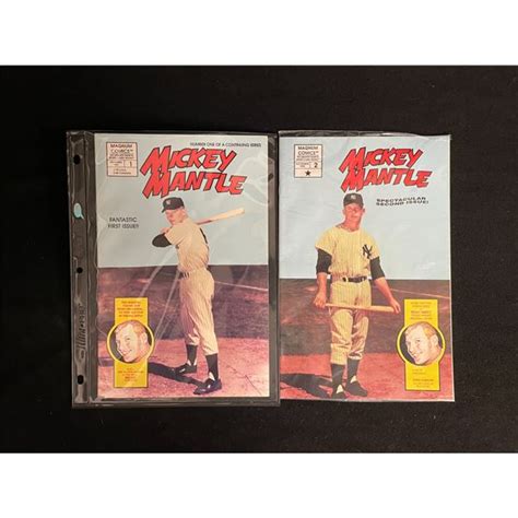 Mickey Mantle 1 2 Comic Book Lot Magnum Comics