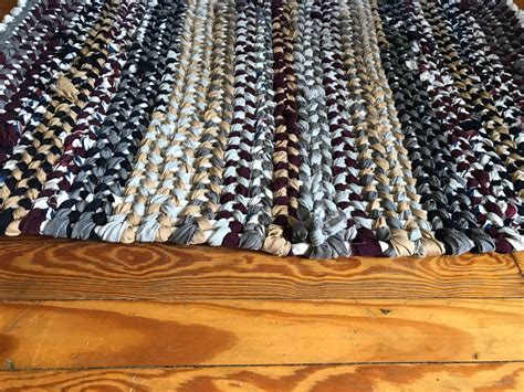 Rag Rug Loomed Rag Rug Multi Colored Rug Washable Durable Etsy Rug