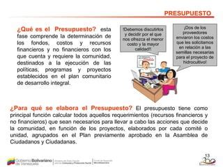 Ciclo Comunal Rectificada PPT