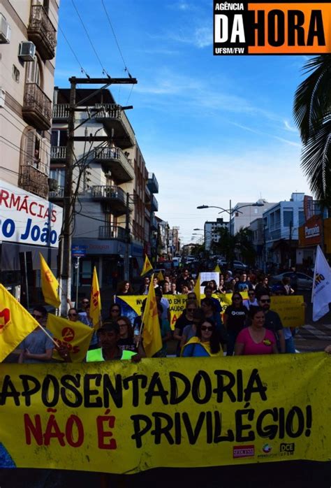 SEDUFSM Santa Maria No Mapa Da Greve Geral Ato Lota Ruas Da Cidade