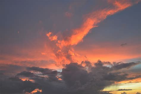 Wallpaper Sunset Clouds Sunrise Evening Atmosphere Dusk Cloud