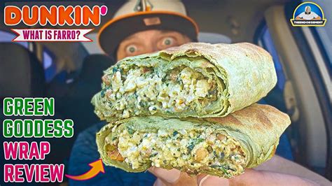 Dunkin Green Goddess Wrap Review What Is Farro