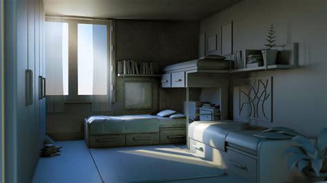 ArtStation - Dorm Room Stillness (2015), David Nwachukwu