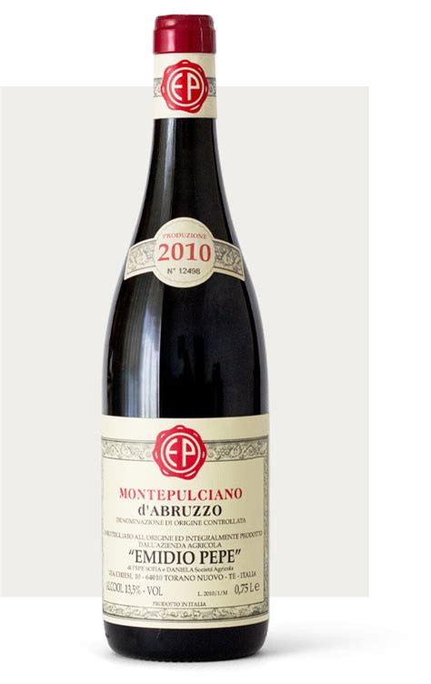 Emidio Pepe Montepulciano D Abruzzo Doc Nonna Peppina