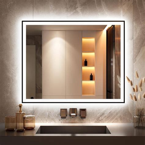 Gp Ganpe Ganpe In W X In H Large Rectangular Framed Dimmable