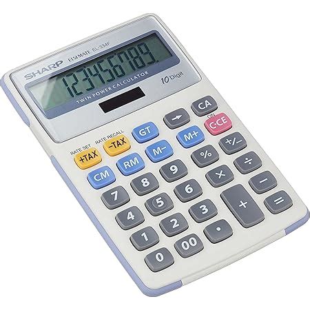 Sharp El Va Calculatrice De Poche Import Allemagne Amazon Fr