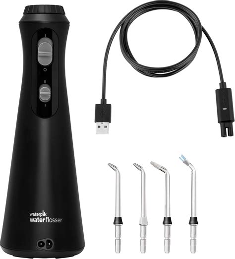 Waterpik Cordless Plus Water Flosser Black Wp Best Buy