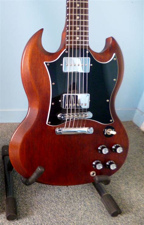 Photo Gibson Sg Special Faded Worn Brown Gibson Sg Special Faded