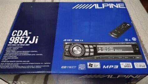 Alpine Cda Ji Mp Wma Cd Head Unit For Sale Online Ebay