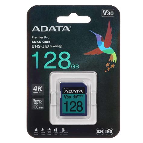 مخصوص دوربین عکاسی ADATA PremieR PRO SDXC UHS I U3 Class 10 4K Ultra