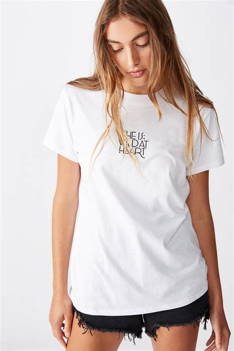 Classic Slogan T Shirt She Is White Cotton On T Shirts Vests And Camis