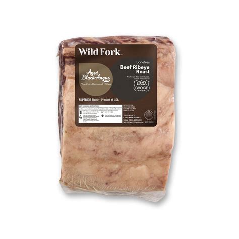 Usda Choice Black Angus Beef Ribeye Roast Wild Fork Foods