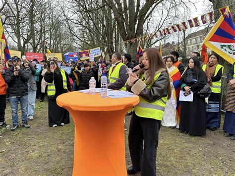 Tibetans In Belgium Observe Tibetan National Uprising Day In Brussels