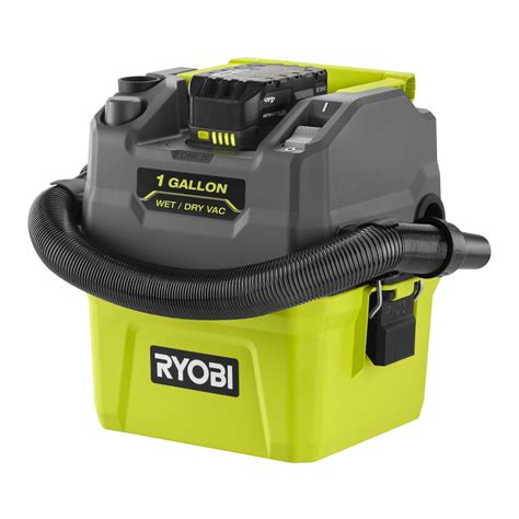 Ryobi 18v One Cordless 1 Gal Wetdry Vacuum Kit With 40ah Battery And Charger The Home