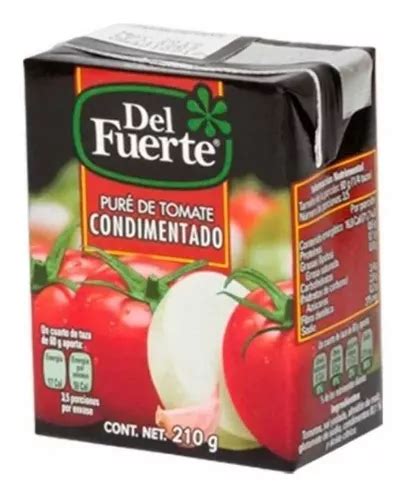 24 Pzs Puré De Tomate Del Fuerte 210 Gr MercadoLibre