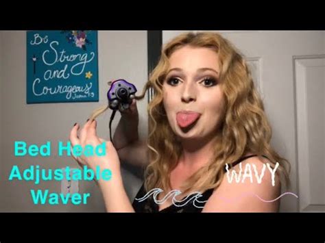 Bed Head A Wave We Go Adjustable Waver Review And Tutorial Youtube