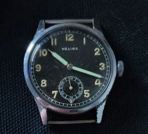 Reloj De Pulsera Helios Dh Segunda Guerra Mundial Ww Eur